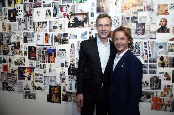 Geoffroy van Raemdo<em></em>nck and his husband, Alvise Orsini.