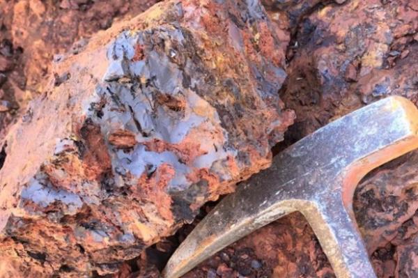 A sample from Macarthur Minerals’ Lake Giles magnetite deposit in the Yandal region of Western Australia.