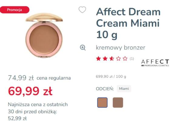 cream bronzer
