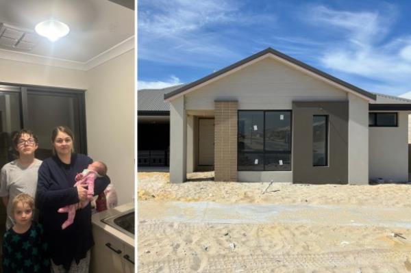 Jade Arnott and her family had to call for help when rain water started dripping from a light fitting in their home recently.