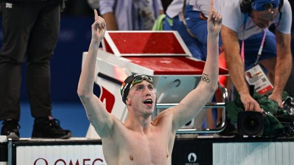 Daniel Wiffen set an Olympic record on his way to gold