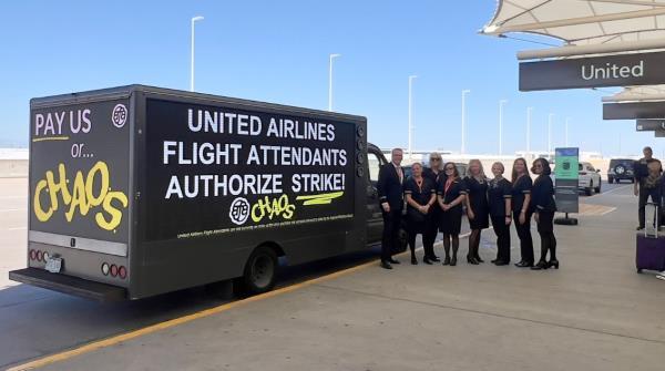 'Power of solidarity': 99.99% of participating United flight attendants vote to authorize strike