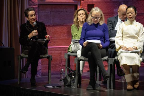 Clover Moore speaks at the City of Sydney Mayoral Candidates Forum.