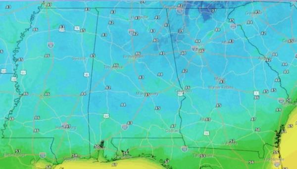 Friday-Saturday lows