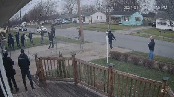 Police with a search warrant raided a home in Elyria, Ohio