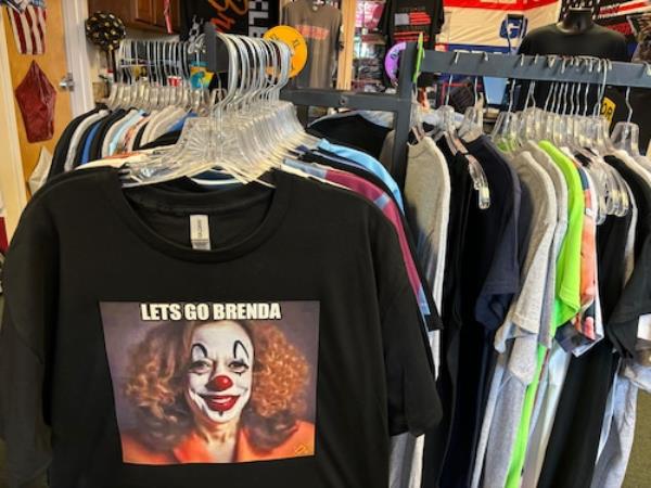Let's Go Brenda merchandise