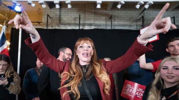 Labour Deputy Leader, Angela Rayner at the launch of the Labour Party's campaign for the May local elections in Swindon, Wiltshire. A total of 230 local authorities are holding co<em></em>ntests on May 4, ranging from small rural councils to some of the largest towns and cities. Picture date: Thursday March 30, 2023.