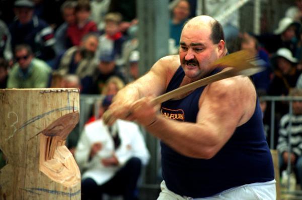 Axeman David Foster, ho<em></em>noured at Latrobe.