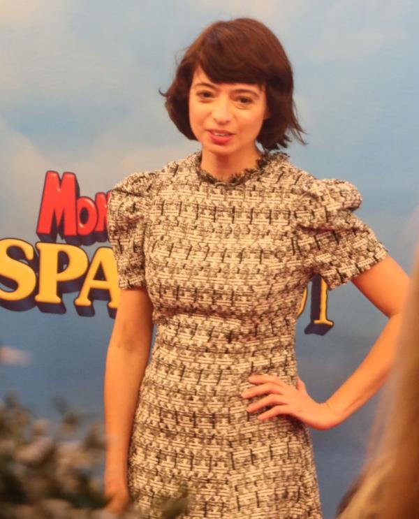 Kate Micucci smiling. 