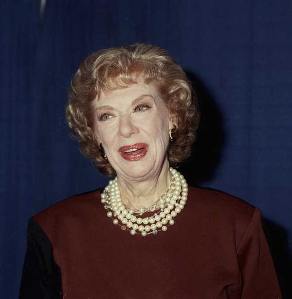 FILE - Actress Joyce Randolph, who played "Trixie" on the TV series "The Honeymooners," on Nov. 24, 1990, in New York. Randolph, who played Ed Norton’s sarcastic wife Trixie, has died at age 99. Randolph died of natural causes Saturday night, Jan. 13, 2024, at her home on the Upper West Side of Manhattan, her son Randolph Charles told The Associated Press Sunday.  (AP Photo/Richard Drew, File)