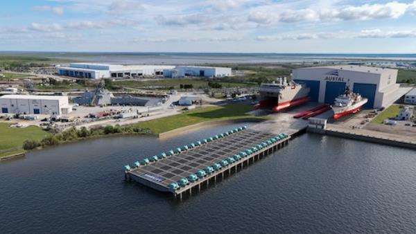 Austal USA held a groundbreaking ceremony on Tuesday, July 9, 2024, for its Final Assembly 2 facility.