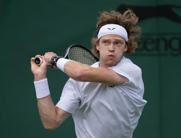 Rublev was the first male player to reach the second round