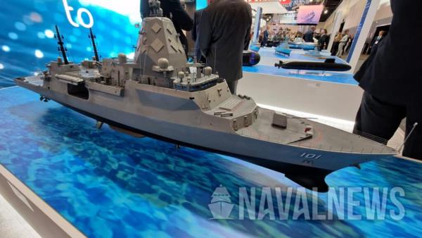 Hunter-class frigate MK 45
