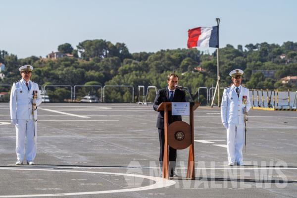 Admiral Vaujour ceremony