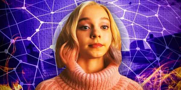 Custom image of Emma Myers in Wednesday