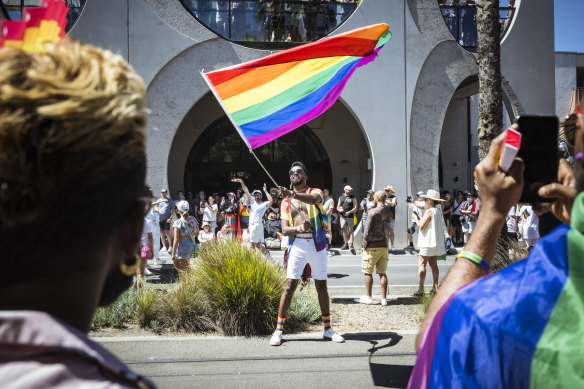 The Midsumma Pride March on Sunday.